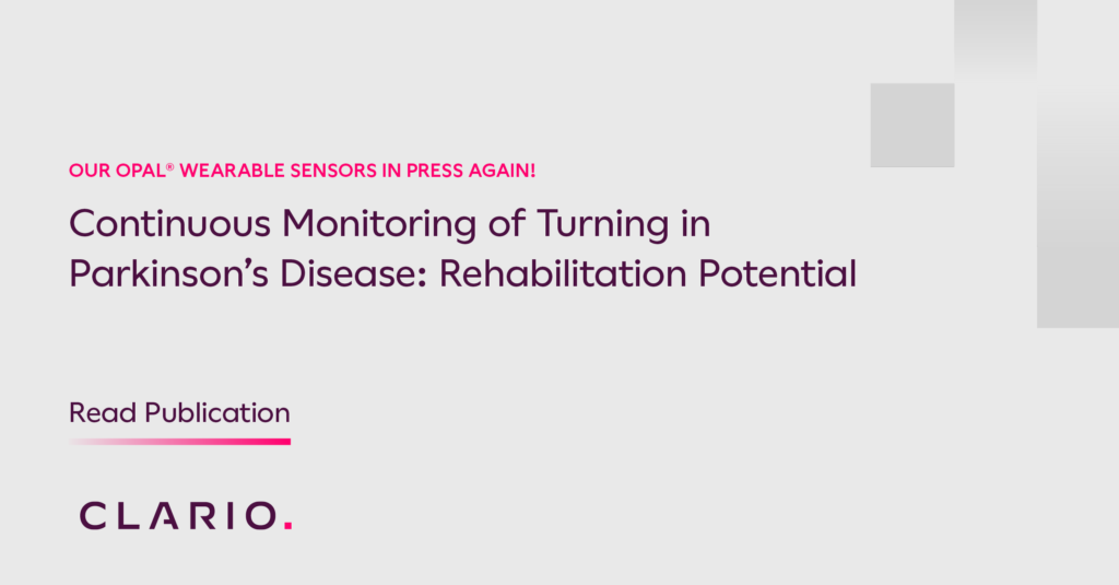 Continuous Monitoring of Turning in Parkinson's Disease: Rehabilitation Potential